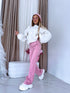 Knitted Sweater "CHOCOLATEY LOVE 245741" - Cream White