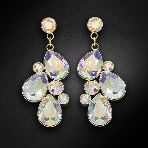 Auskarai "Fillori Burvība (Aurore Boreale)" su Preciosa™ kristalais