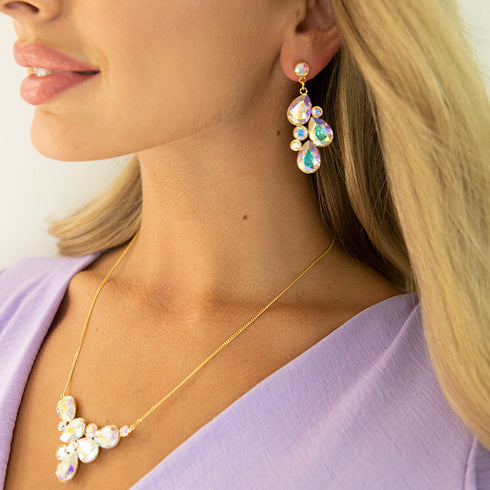 "Fillori Magic (Aurore Boreale)" set with Preciosa™ crystals