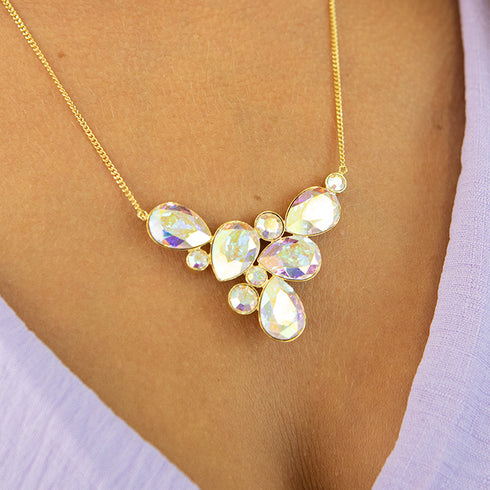 Pendant "Fillori Magic (Aurore Boreale)" with Preciosa™ crystals