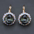Earrings "Dazzling Sparkle III (Graphite)" with Swarovski™ crystals