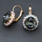 Earrings "Dazzling Sparkle III (Graphite)" with Swarovski™ crystals