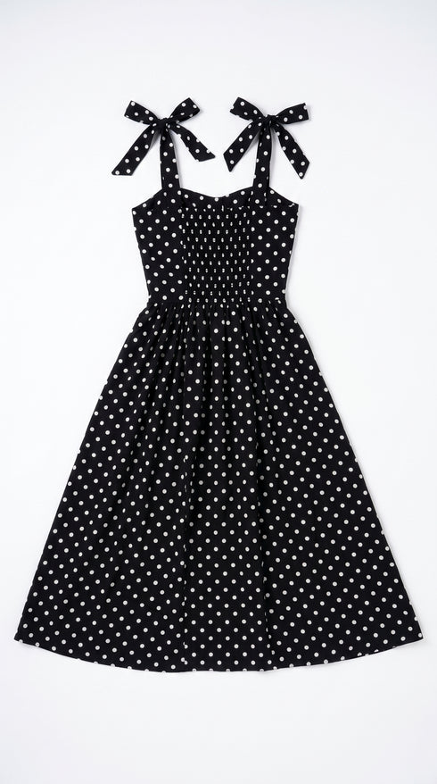Suknelė "DOTTED CHARM" 1363 - JUODA