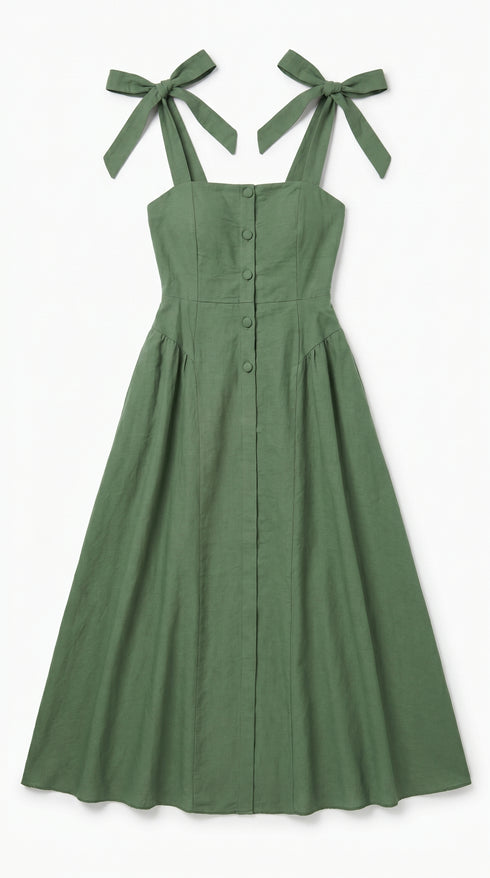 Dress "CHARLOTTE" 1375 - KHAKI