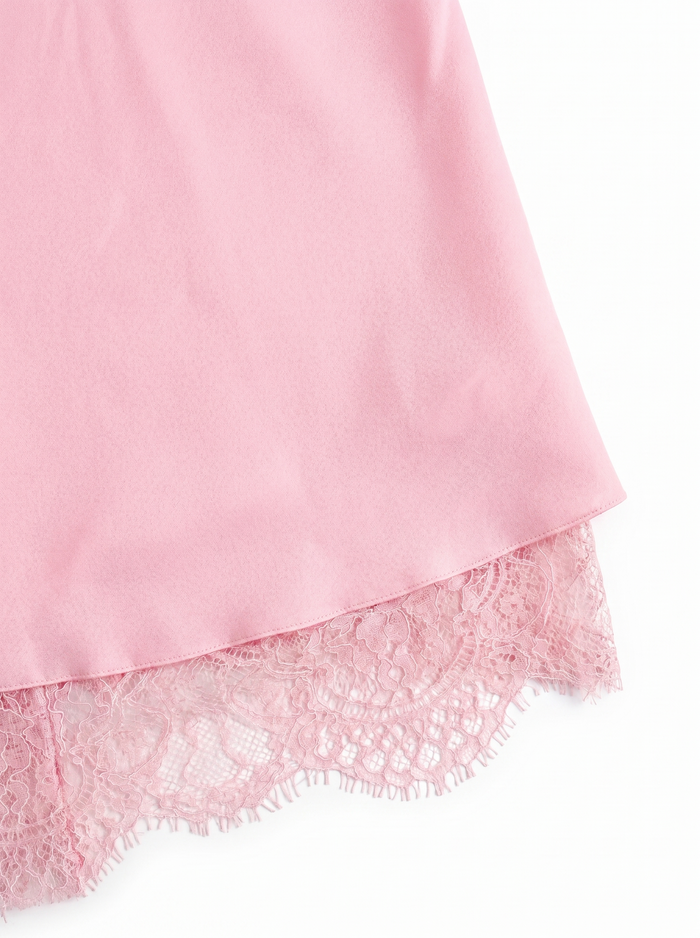 Didelio dydžio palaidinė "DREAMY LACE" 7929 - ROŽINĖ