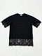T-krekls "DOWN TO LACE" TS958 - Juodas
