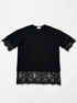 T-krekls "DOWN TO LACE" TS958 - Juodas