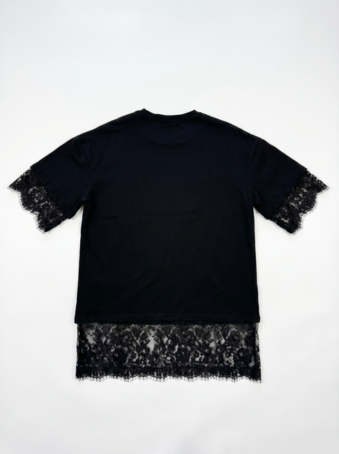 T-krekls "DOWN TO LACE" TS958 - Juodas