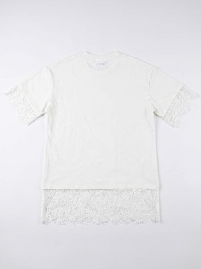 T-krekls "DOWN TO LACE" TS958 - BALTA