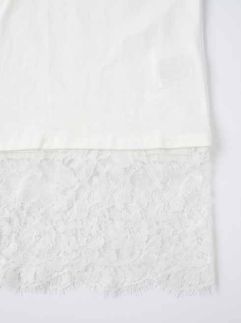 T-krekls "DOWN TO LACE" TS958 - BALTS