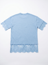 T-krekls "DOWN TO LACE" TS958 - GAIŠI ZILS