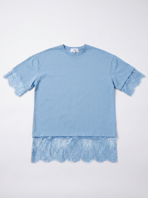 T-krekls "DOWN TO LACE" TS958 - GAIŠI ZILS