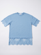 T-krekls "DOWN TO LACE" TS958 - GAIŠI ZILS