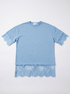 T-krekls "DOWN TO LACE" TS958 - GAIŠI ZILS