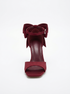 Bateliai "BOW HEELS" XB-206 - BORDO