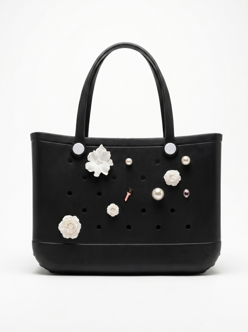 LIELĀ rankinė "ACCESSORIES" - JUODA