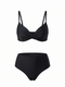2in1 peldkostīms "HOTTY SH0664" - MELNS