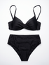 2in1 peldkostīms "HOTTY SH0664" - MELNS