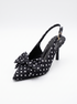 Kurpes "BUBBLES Y1331-1" - punktoti melnas