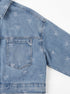 Crop denim jacket "DENIM DOLL" MG896 - BLUE