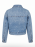 Crop denim jacket "DENIM DOLL" MG896 - BLUE