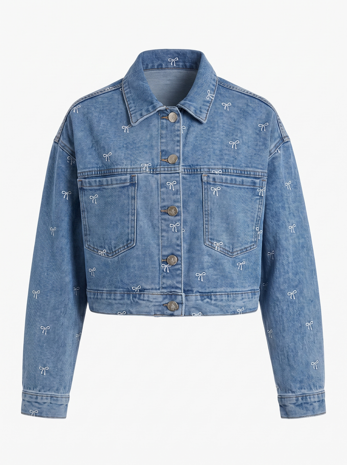 Džinsinis švarkas "DENIM DOLL" MG896 - MĖLYNA