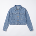 Crop denim jacket "DENIM DOLL" MG896 - BLUE