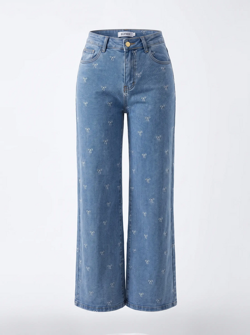 MID-RISE jeans "DENIM DOLL" MG898 - BLUE