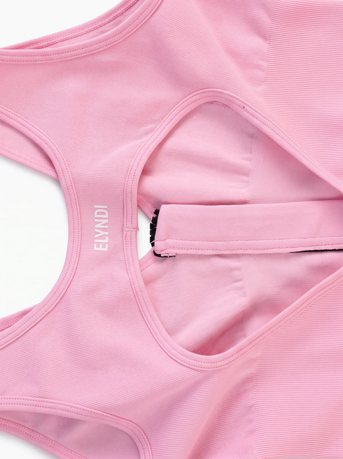 Fitted jumpsuit "I'M FIT" XY510 - SOFT PINK