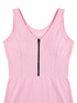 Fitted jumpsuit "I'M FIT" XY510 - SOFT PINK