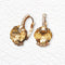Earrings "Crete (Light Colorado Topaz)" with Preciosa™ crystals