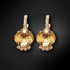 Earrings "Crete (Light Colorado Topaz)" with Preciosa™ crystals
