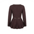 Adīts tops + josta "DOLCE VITA 93019" - CHOCO