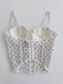 Корсет "DOTTED LACE B08" - БЕЛЫЙ