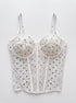 Корсет "DOTTED LACE B08" - БЕЛЫЙ