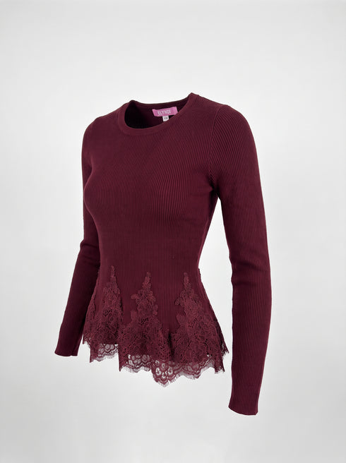 Adīts tops "DAILA" 20663 - BORDO