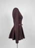 Adīts tops + josta "DOLCE VITA 93019" - CHOCO