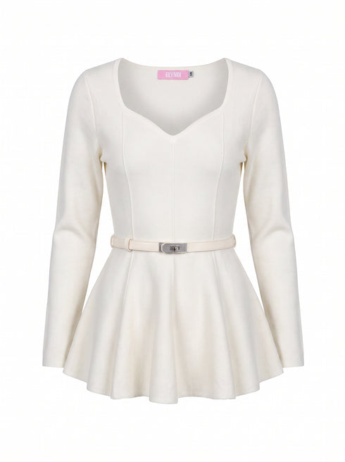 Adīts tops + josta "DOLCE VITA 93019" - KRĒMBALTS