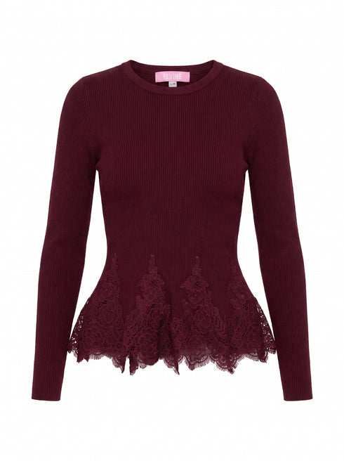 Adīts tops "DAILA" 20663 - BORDO