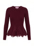 Adīts tops "DAILA" 20663 - BORDO