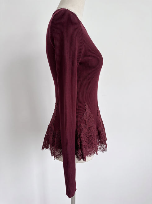 Adīts tops "DAILA" 20663 - BORDO