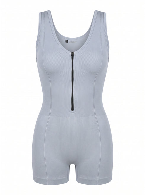 Fitted jumpsuit "I'M FIT" XY510 - GRAY