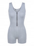 Fitted jumpsuit "I'M FIT" XY510 - GRAY