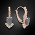 Earrings "Leonora II (Jet Hematite)" with Preciosa™ crystals
