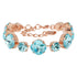 Bracelet "Dazzling Glow (Aqua Bohemica)" with Preciosa™ crystals