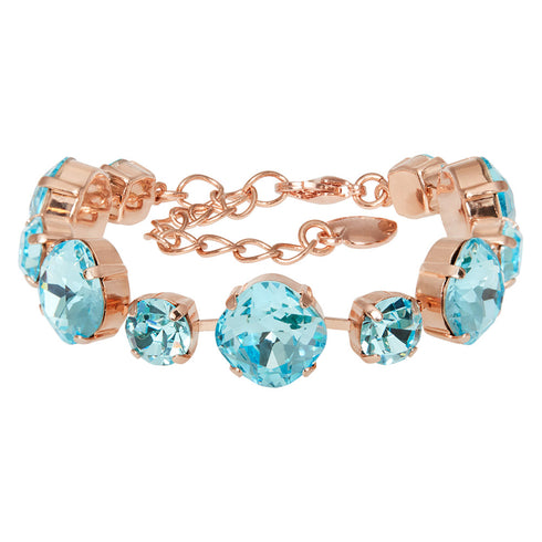 Apyrankė "Apakintas Spindesys (Aqua Bohemica)" su Preciosa™ kristalais