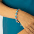 Bracelet "Vortex (Bermuda Blue)" with Preciosa™ crystals
