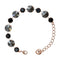 Bracelet "Vortex II (Jet Hematite)" with Preciosa™ crystals