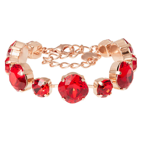 Bracelet "Light Siam" with Preciosa™ crystals