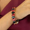 Bracelet "Mona Liza (Jet / Light Siam)" with Preciosa™ crystals